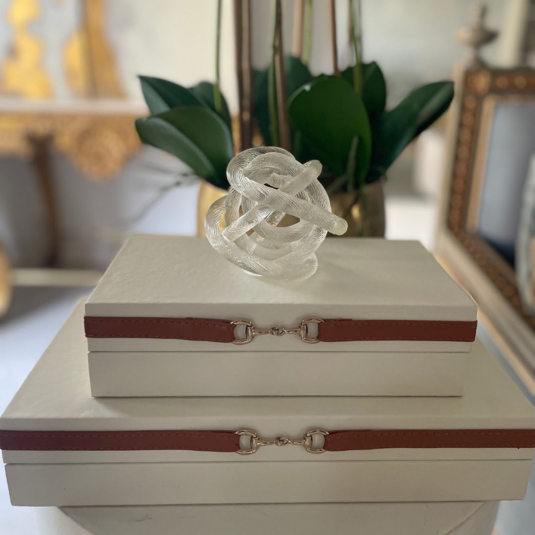 White Box with Leather Strap