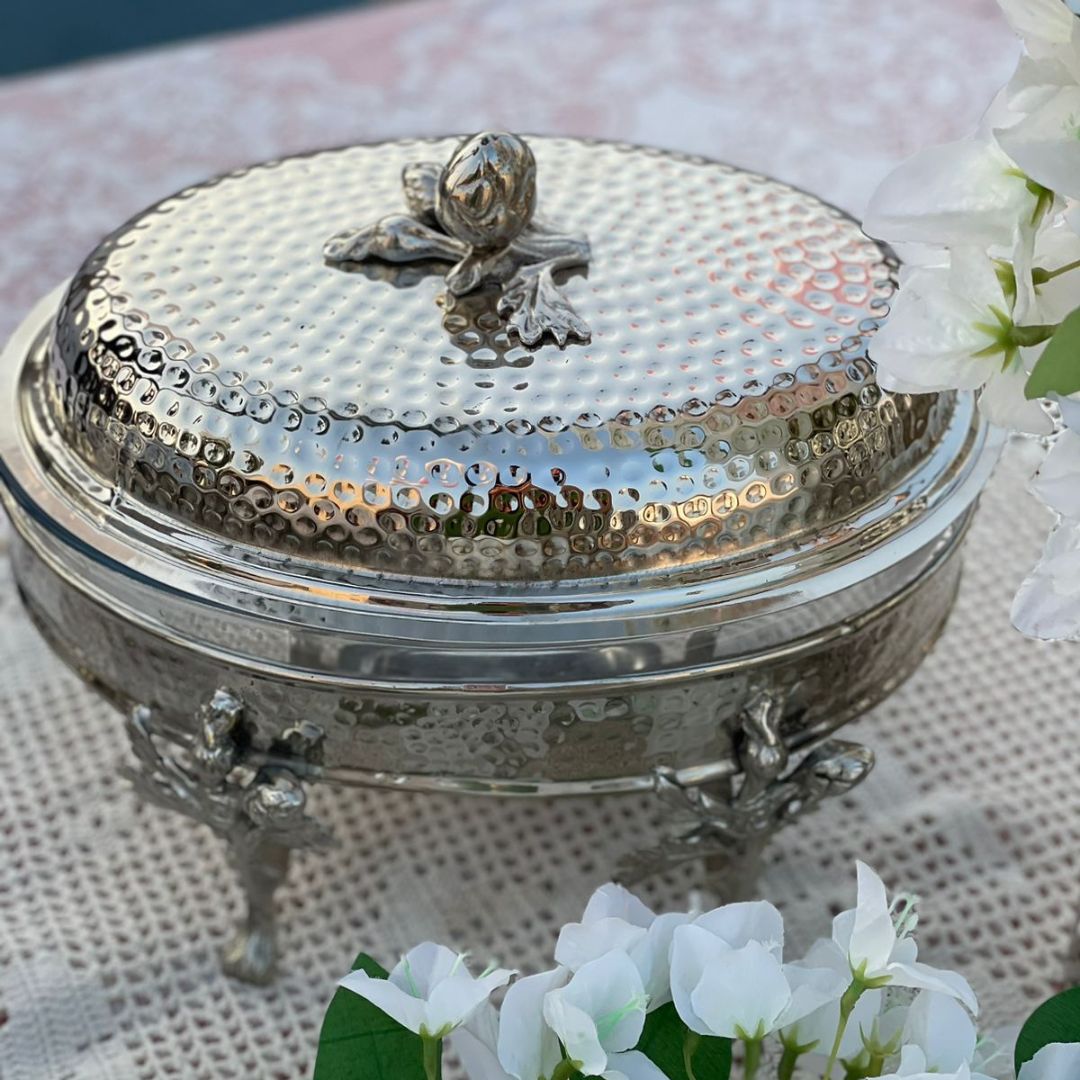 Beaten Oval Chaffing Dish