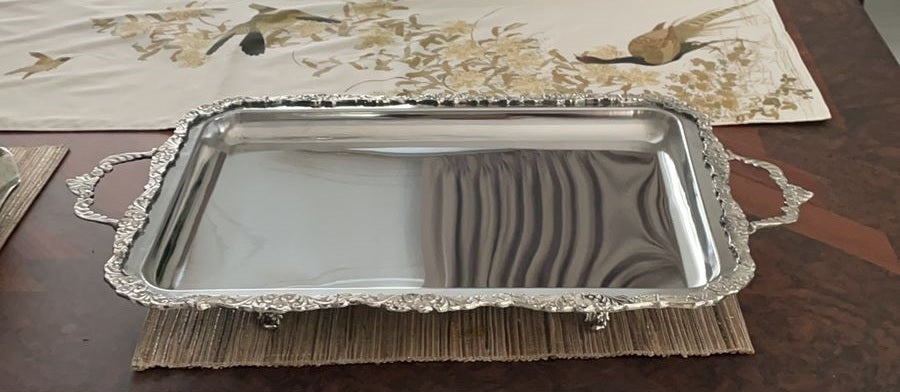 3 Flower Rectangle Tray