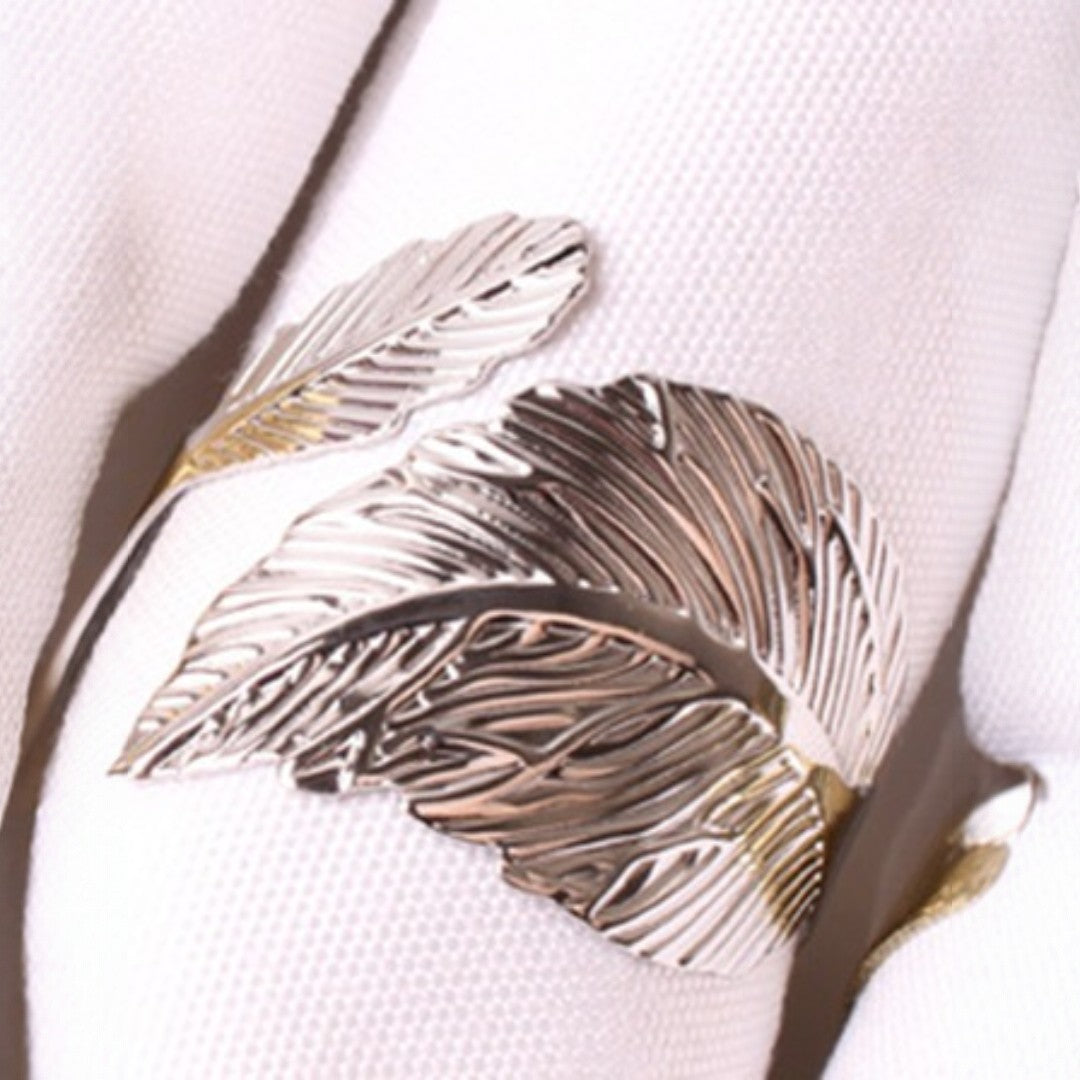 Napkin Rings - Gold Leaf