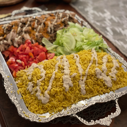 3 Flower Rectangle Tray