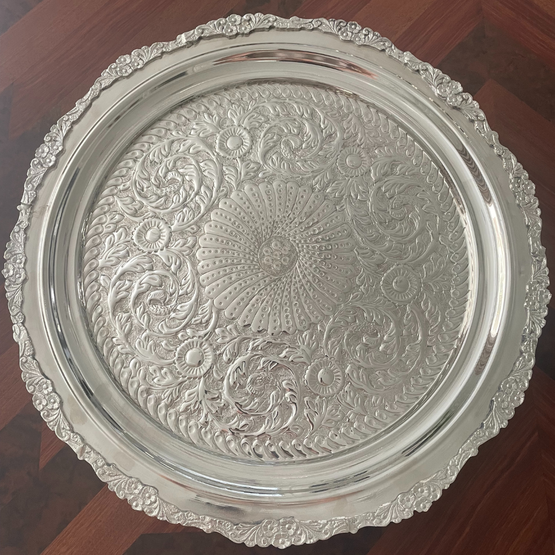 17" Handworked Platter