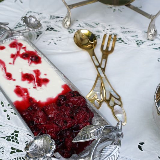 Mother of Pearl Serving Spoons (Pair)