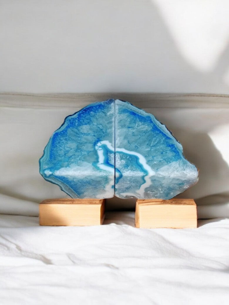 Turquoise Stone Bookends