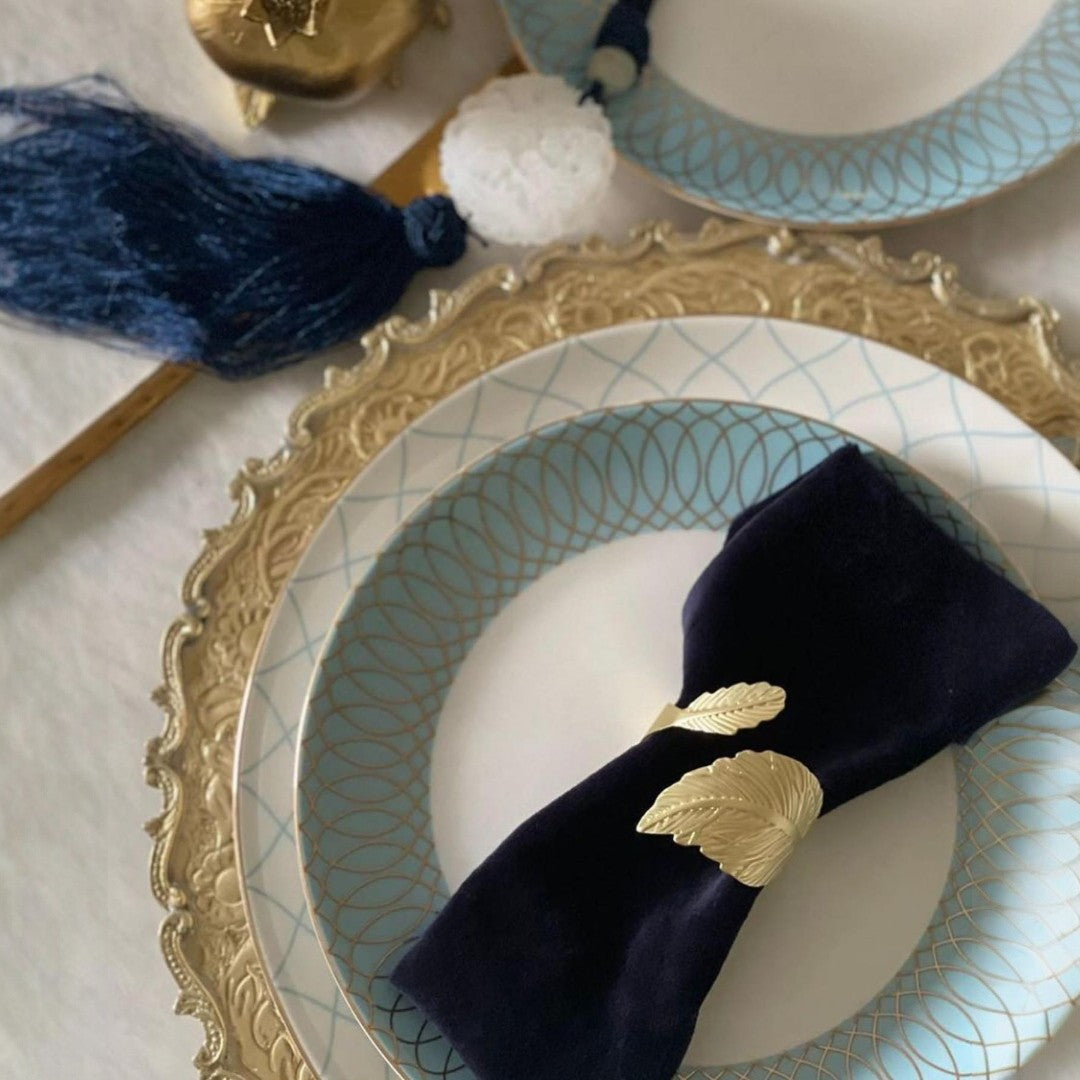 Napkin Rings - Gold Leaf