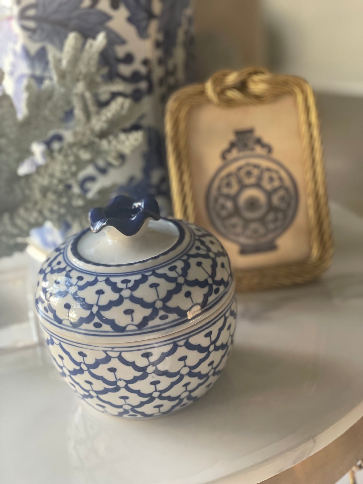 Blue & White Pot