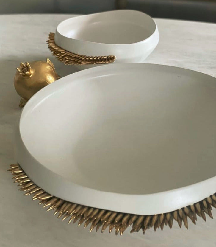 Spiky Bowl & Platter