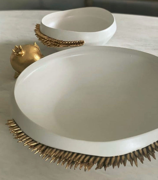 Spiky Bowl & Platter